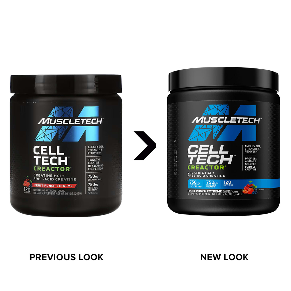 MuscleTech, Cell Tech™ Creactor®, со вкусом фруктового пунша, 274 г (9,65 унции)