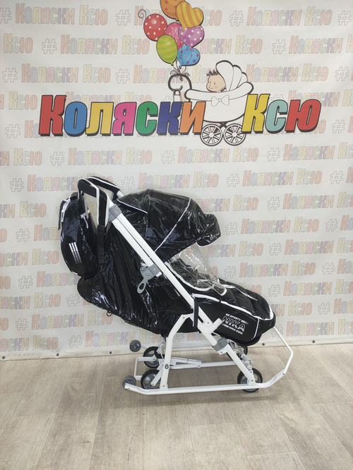 Санки-коляски Ника Детям Наши Детки 9 Черный