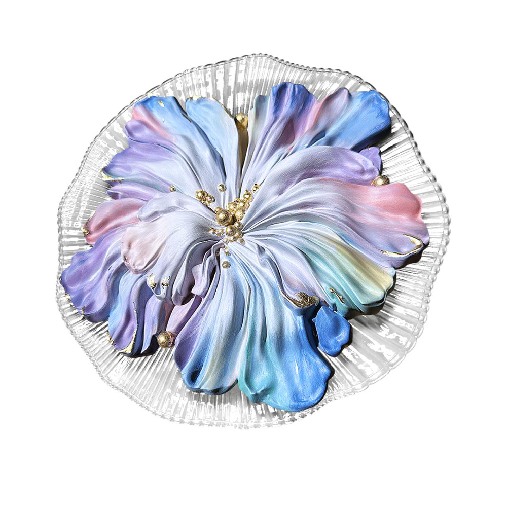 6614/8WL HIGHTECH ODL24 431 белый/гипс/акрил/прозр. стекло Настенный светильник IP20 LED 8W 3000K 220V FIORE