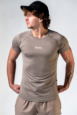 Футболка Seamless Short-Sleeve Top POWER 900 LIGHT BROWN ASH