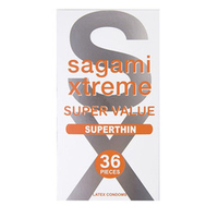 Ультратонкие презервативы Sagami Xtreme Superthin 36шт