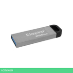 USB Flash-накопитель Kingston DataTraveler Kyson 256GB металл серебристый (DTKN/256GB)