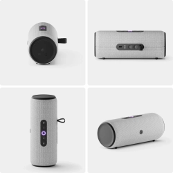 Умная колонка Yandex Стрит Алиса серый 30W 2.0 BT/Wi-Fi 10м 3300mAh (YNDX-00030GRY)