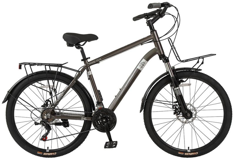 Мужской комфортный городской велосипед Tech Team Velvet 26