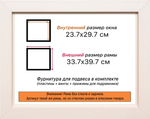 Рама 23,7x29,7 для картин и фотографий RP0201550-05