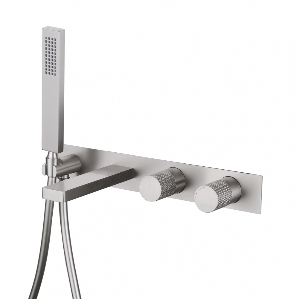 Смеситель ABBER Rund AF8730SP для ванны скрытого монтажа, сатин