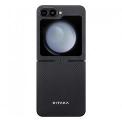 Чехол Pitaka MagEZ Case 5 для Samsung Galaxy Z Flip 6 черный/серый (Black/Grey Twill) 600D (FBFLIP6)