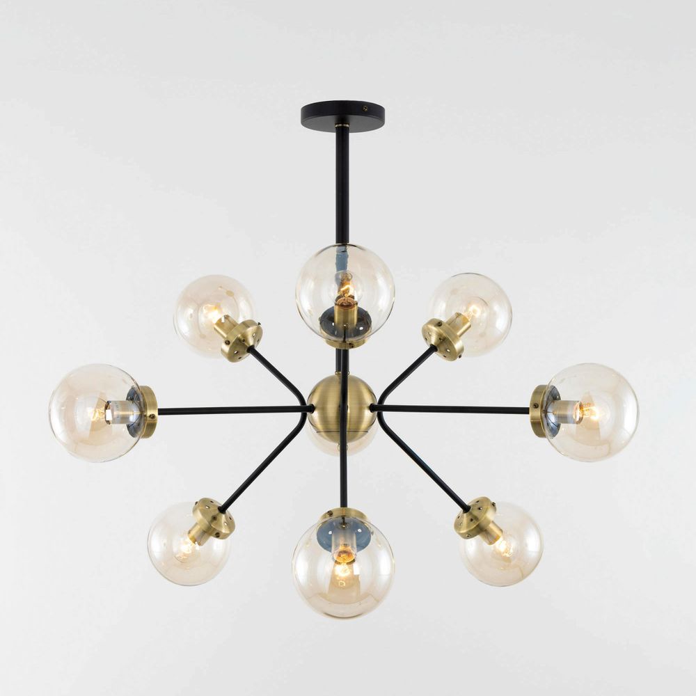 Citilux Планета CL105295 Люстра на штанге Бронза