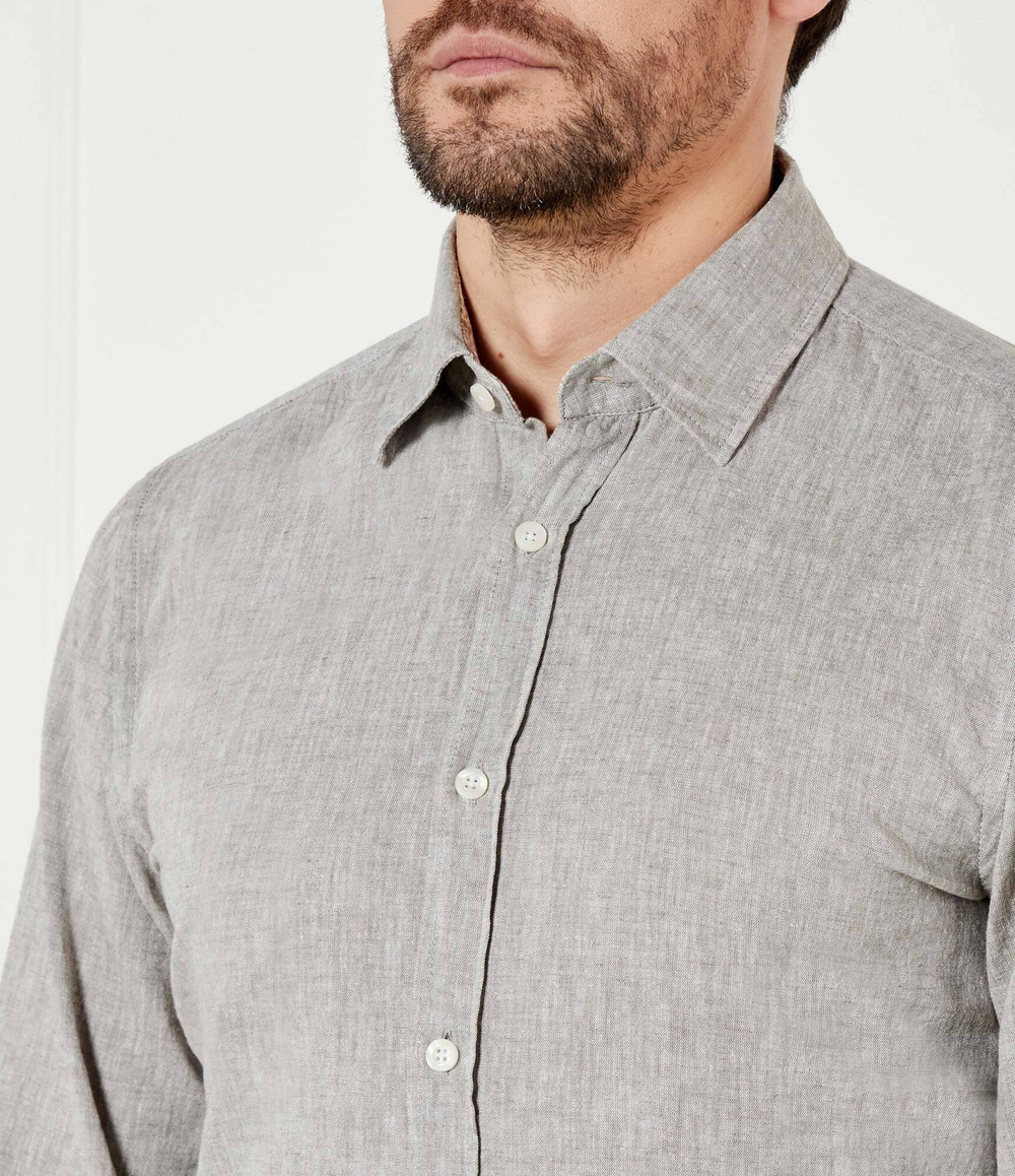 Льняная рубашка Hanson Joop! Jeans - бежевый(30045977)