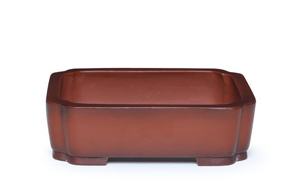 Премиальный неглазурованный горшок для бонсай от Мастера Чжана (исинская керамика) | 17.0*13.0*4.5