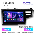 Teyes CC3L 10,2"для Honda Fit, Jazz 2013+ (прав)