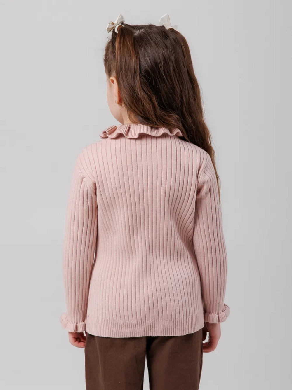 Джемпер для девочки с воланами