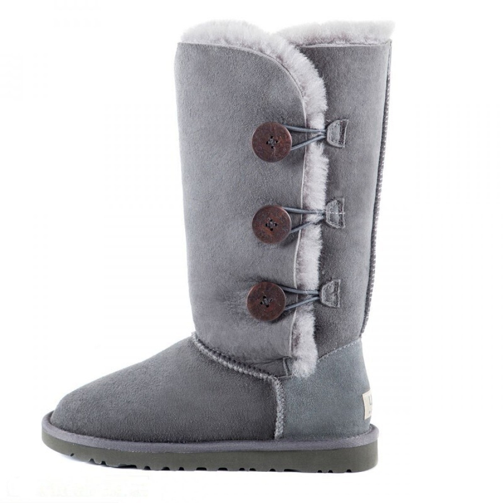 Угги Bailey Button Triplet Grey
