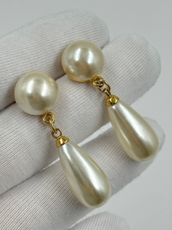 Серьги с «жемчугом»
