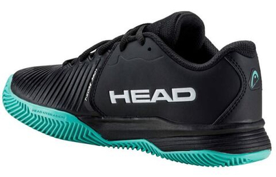 детские Кроссовки теннисные Head Revolt Pro 4.0 Clay - black/teal