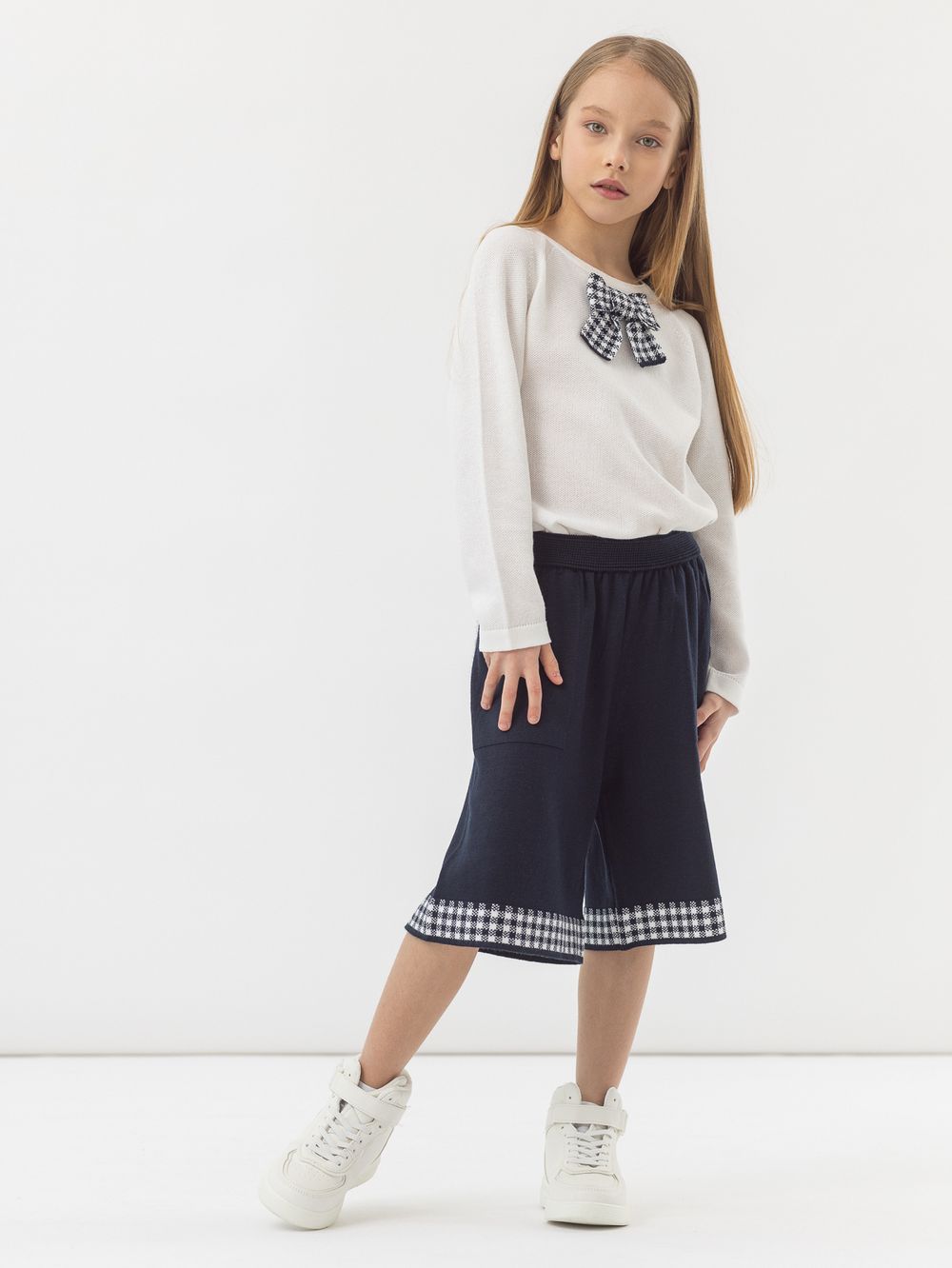 Джемпер молочный для девочки арт. AT824-1