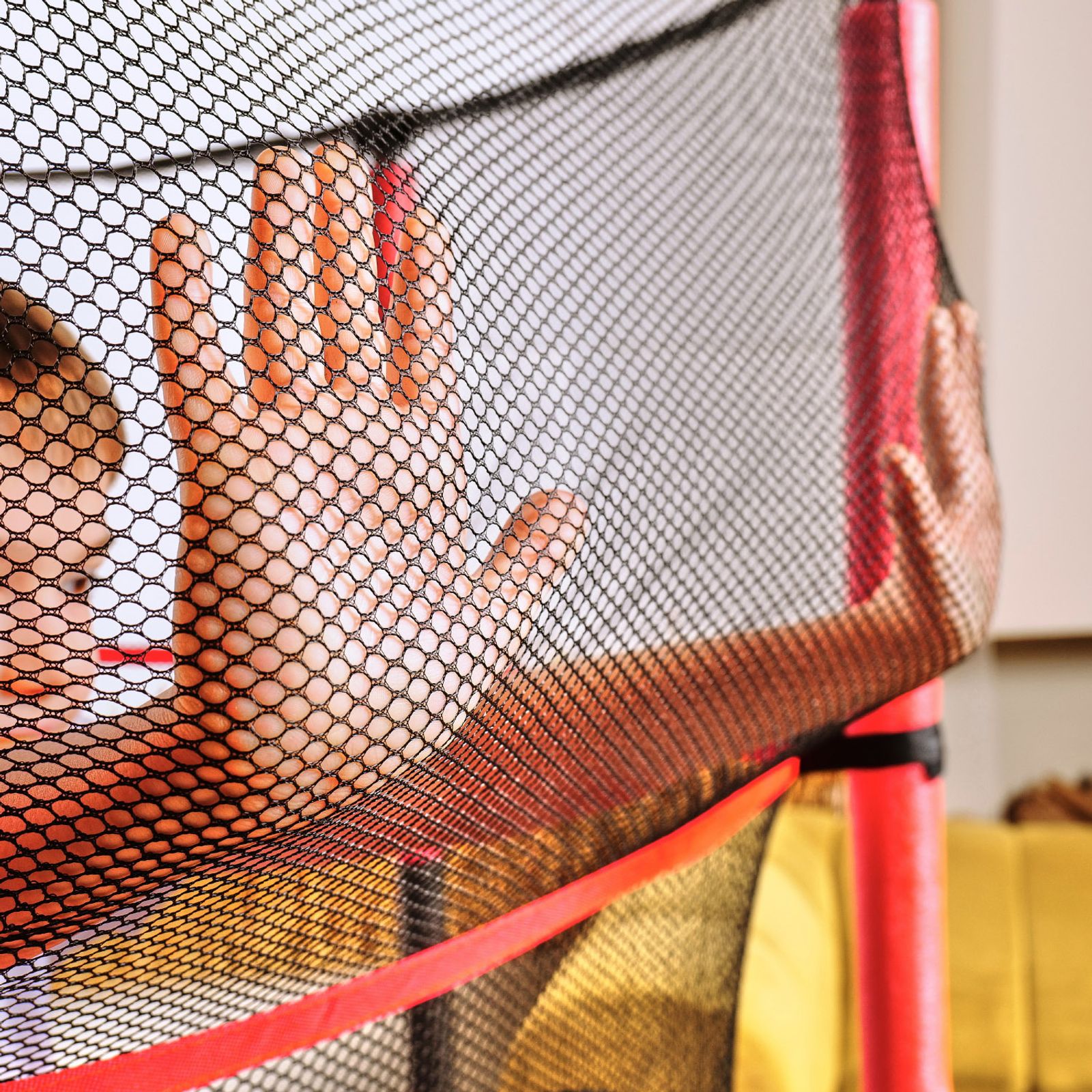 Батут детский DFC TRAMPOLINE-RED 55" с сеткой фото №19