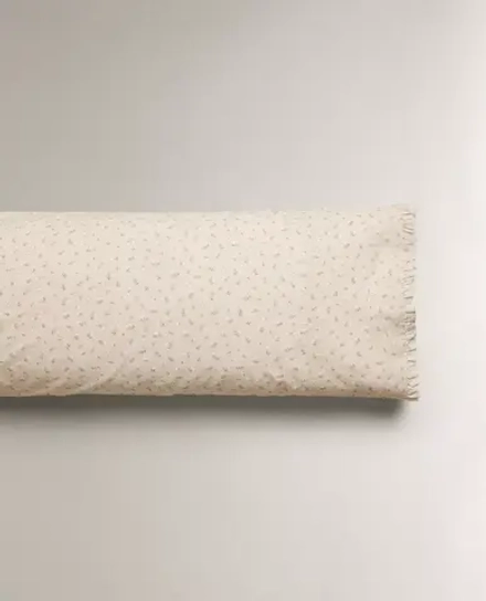 ZARA HOME ДЕТСКАЯ НАВОЛОЧКА С ПРИНТОМ, РОЗОВЫЙ