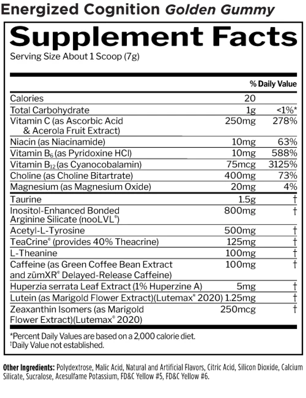 Rule One Energized Cognition 210 g Мармеладные мишки , Поддержка концентрации внимания