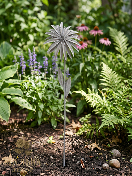 Декор из металла для сада CAMPO Home & Garden "Хризантема" 31,5x19xH129,5 см