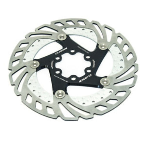 Торм. диск 3-834 (ротор) для диск. тормоза плавающий на алюминиевом пауке CFR-AR18-140-BLK-AM 140мм+6болтов нерж. сталь, черный. CLARKS