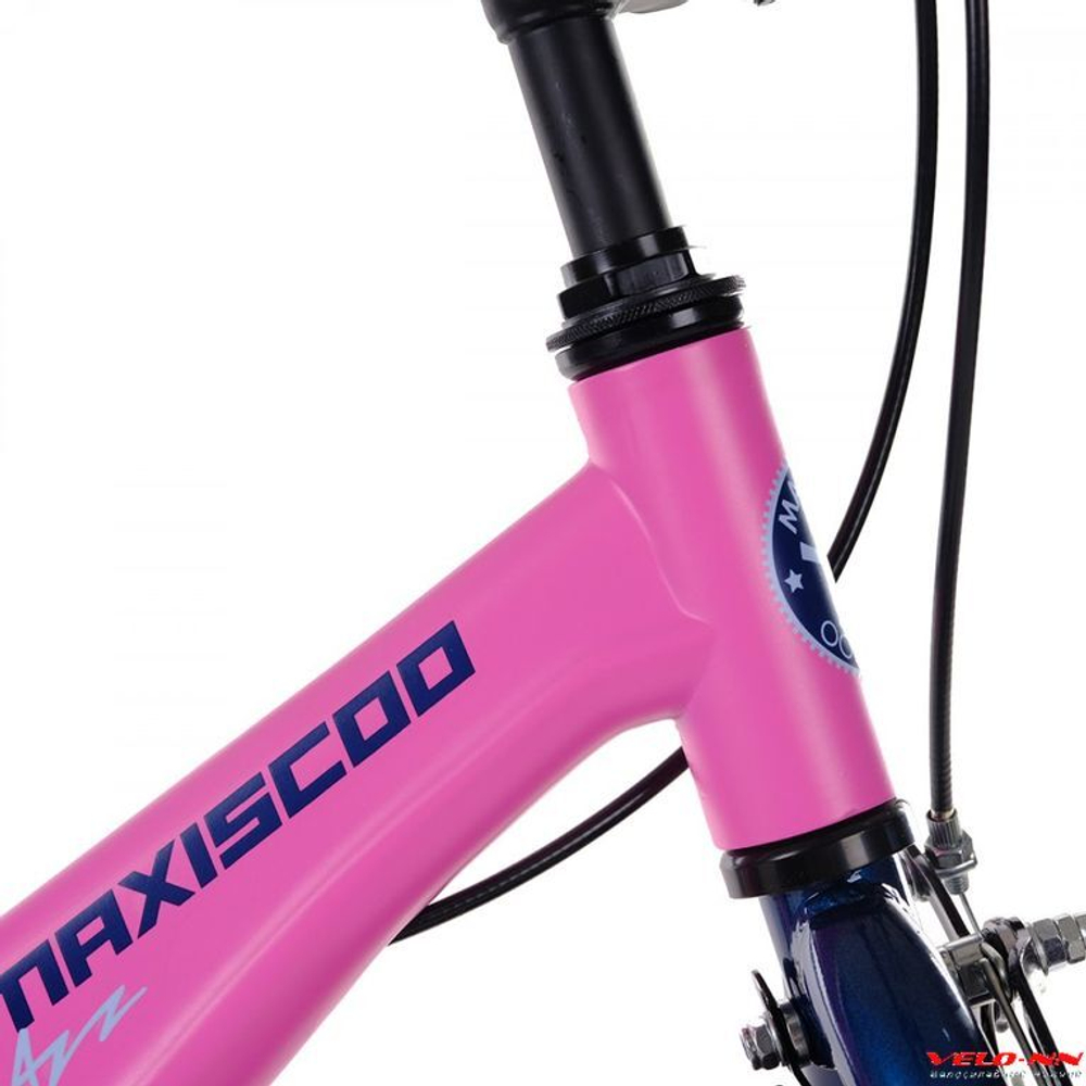 Велосипед 16" MAXISCOO JAZZ Стандарт Плюс Розовый матовый (2024)