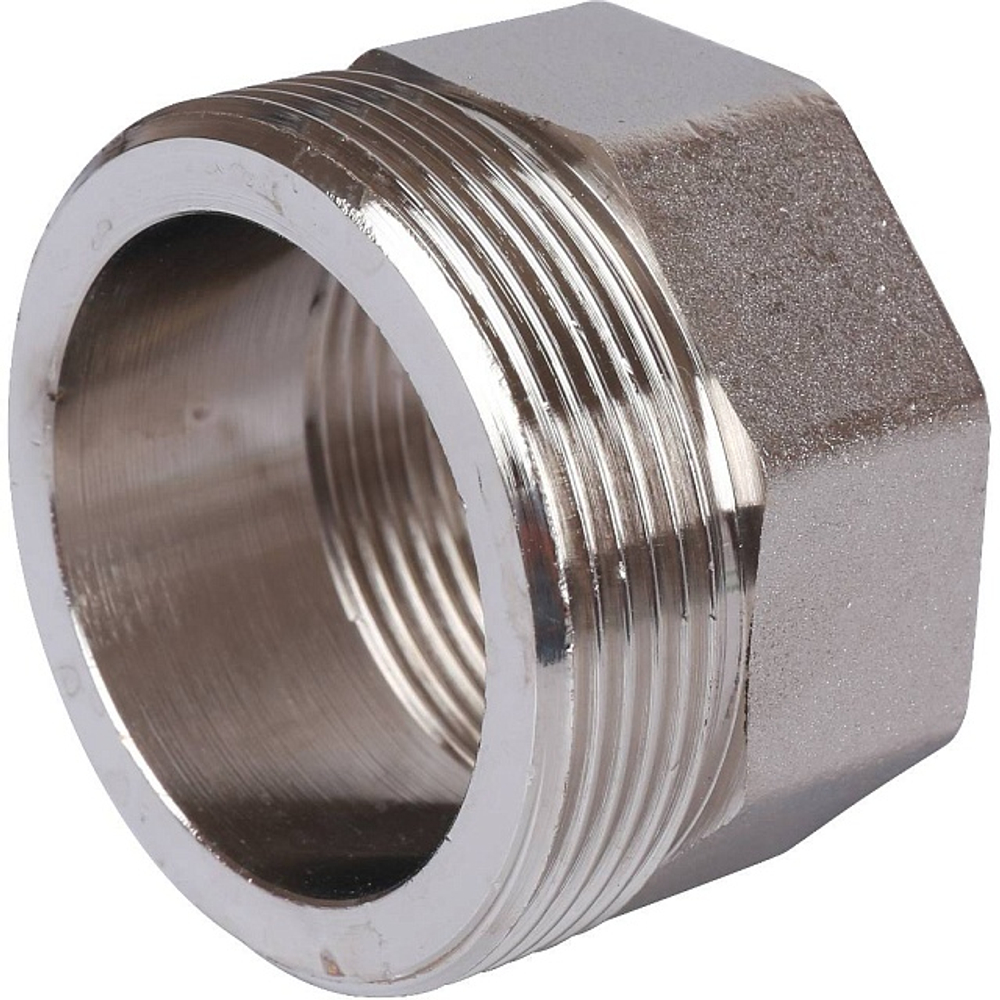 Соединение быстроразъемое (американка) STOUT - 1"1/2 (ВР/НР, латунь никелированая, плоск.уплотнение)