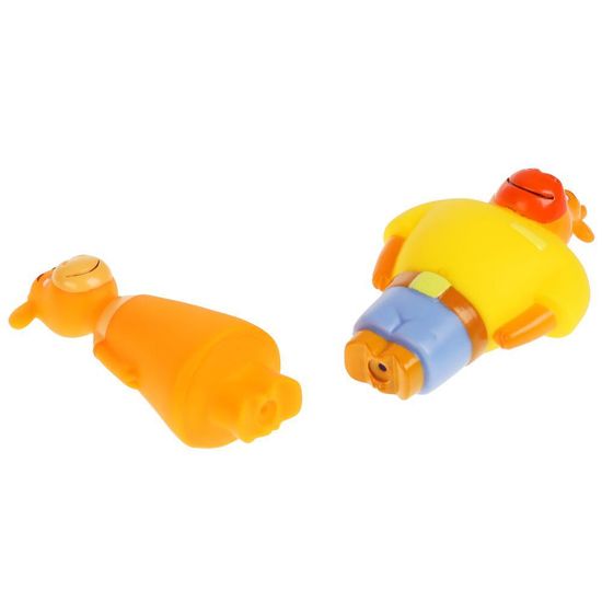 Игрушка для ванны Оранжевая корова Ма и Па КАПИТОШКА