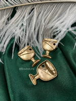 Пришивной элемент Скиапар. "Кубок" античное золото