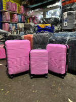 Большой чемодан Bon-Voyage Model Eight, Розовый, XL