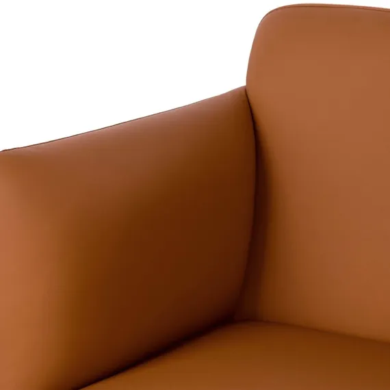Кресло Bisq, коричневвая кожа