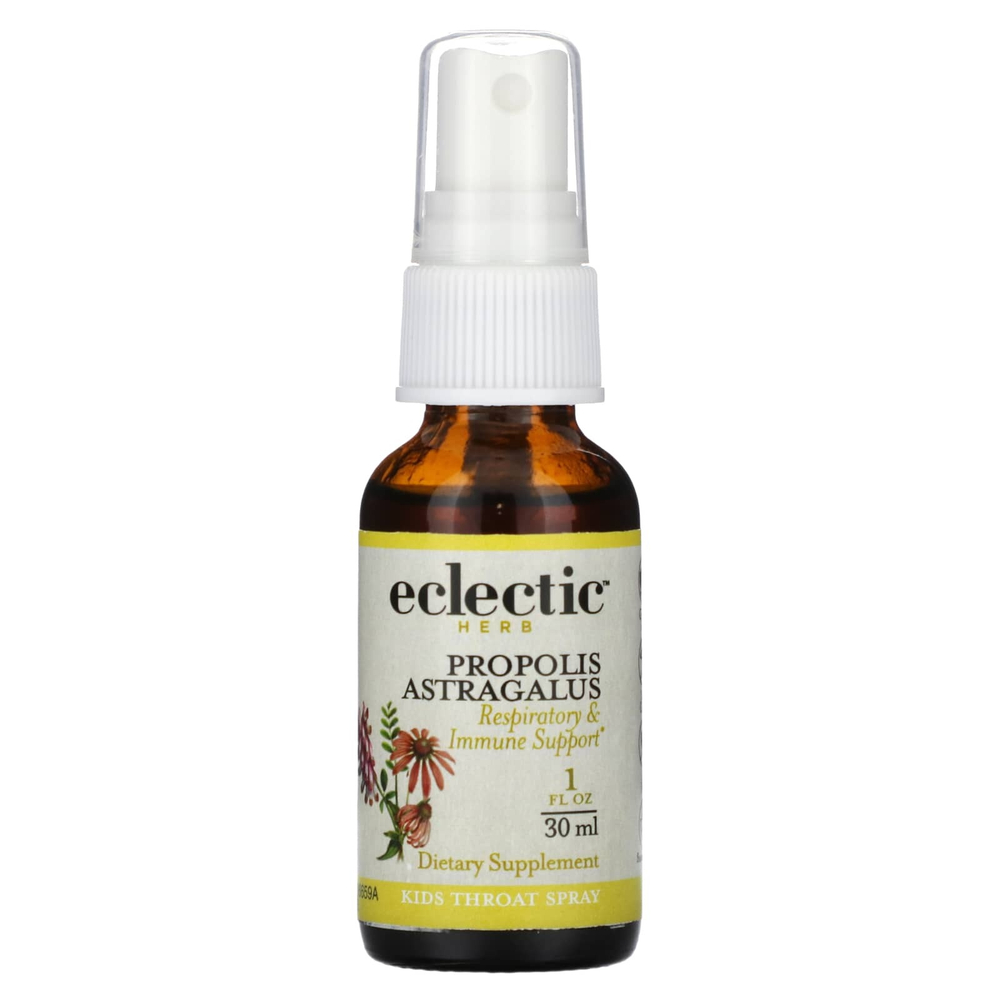 Eclectic Herb, детский спрей для горла, прополис и астрагал, 30 мл (1 жидк. унция)