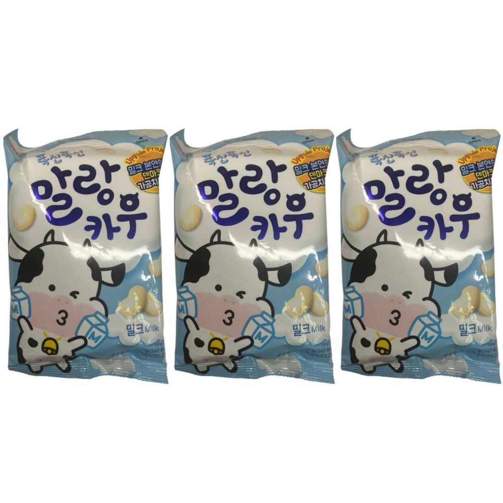 Жевательная конфета Lotte Malang Cow Milk 79 г 3 шт