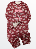 Пижама женская футер 2-х нитка начес (56)