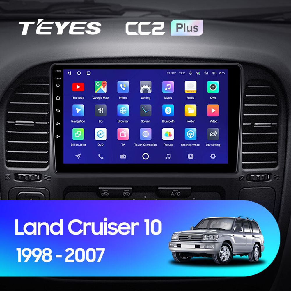 Teyes CC2 Plus 9" для Toyota Land Cruiser 100 1998-2007