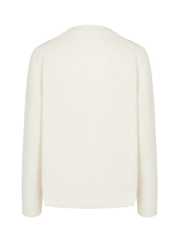 Джемпер молочного цвета