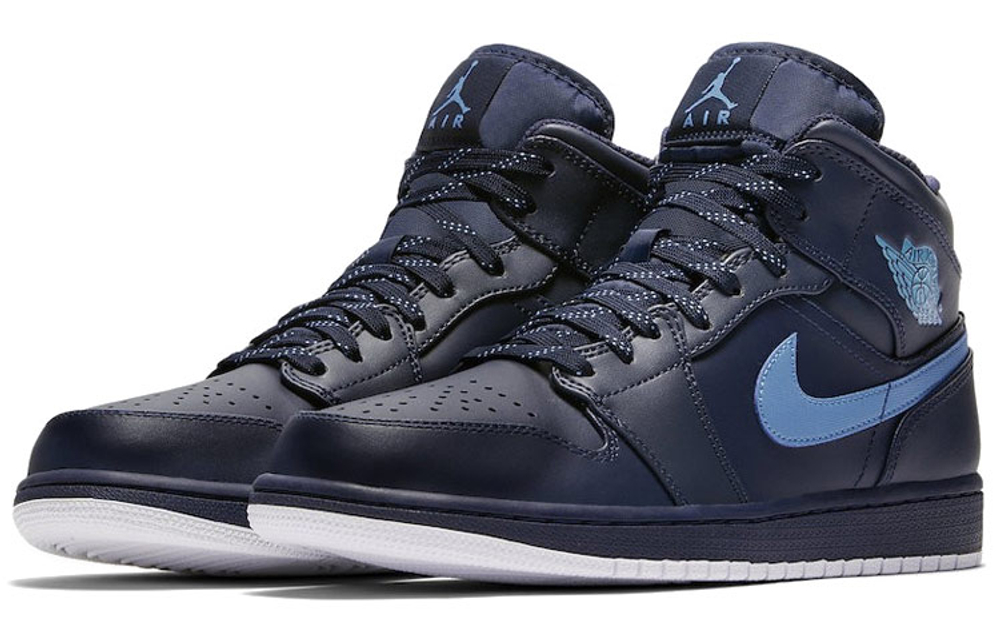 Jordan 1 Retro Mid Obsidian University Blue
