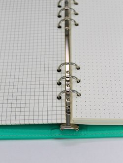 Запасные блоки А6 для блокнота на кольцах 80листов