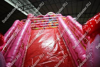 Надувная горка "Карамельная", 8*4*6 м