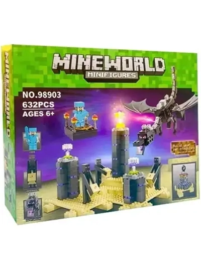 Конструктор Майнкрафт Дракон края 632 детали 98903