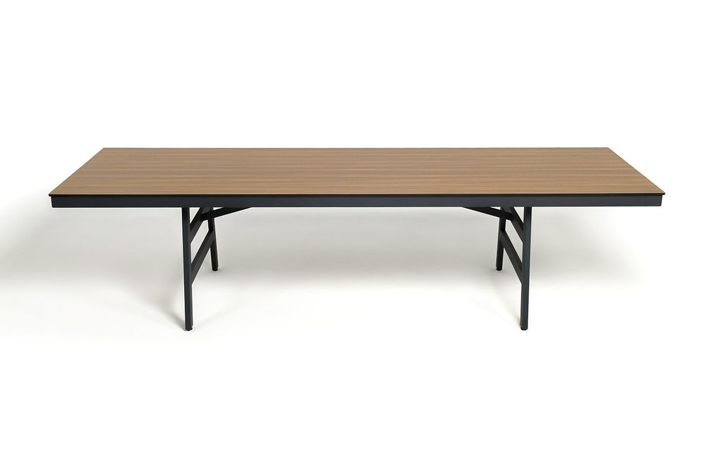 "Рио" стол из HPL 300х100см, цвет столешницы "дуб"