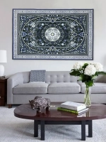 Прямоугольный безворсовый ковер 120х160 для дома