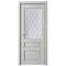 Купить Межкомнатная дверь экошпон винил Эрмитаж 2 платина стекло ромб