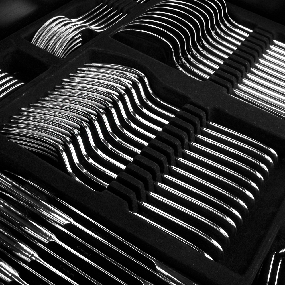 Набор столовых приборов на 12 персон 72 предмета Cutipol Atlantico Bright