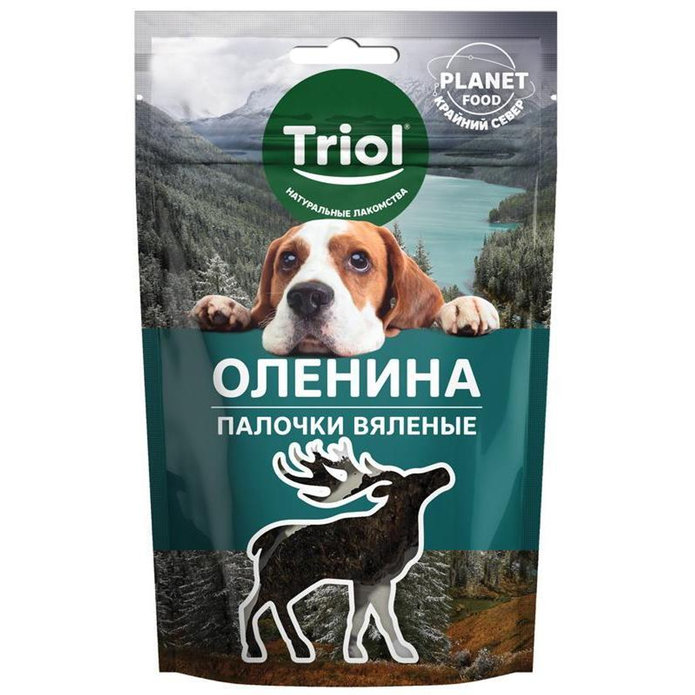 Лакомство для собак "Оленина", 40г, серия PLANET FOOD, Triol