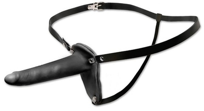 Женский тонкий страпон в комплекте с пэстис и маской