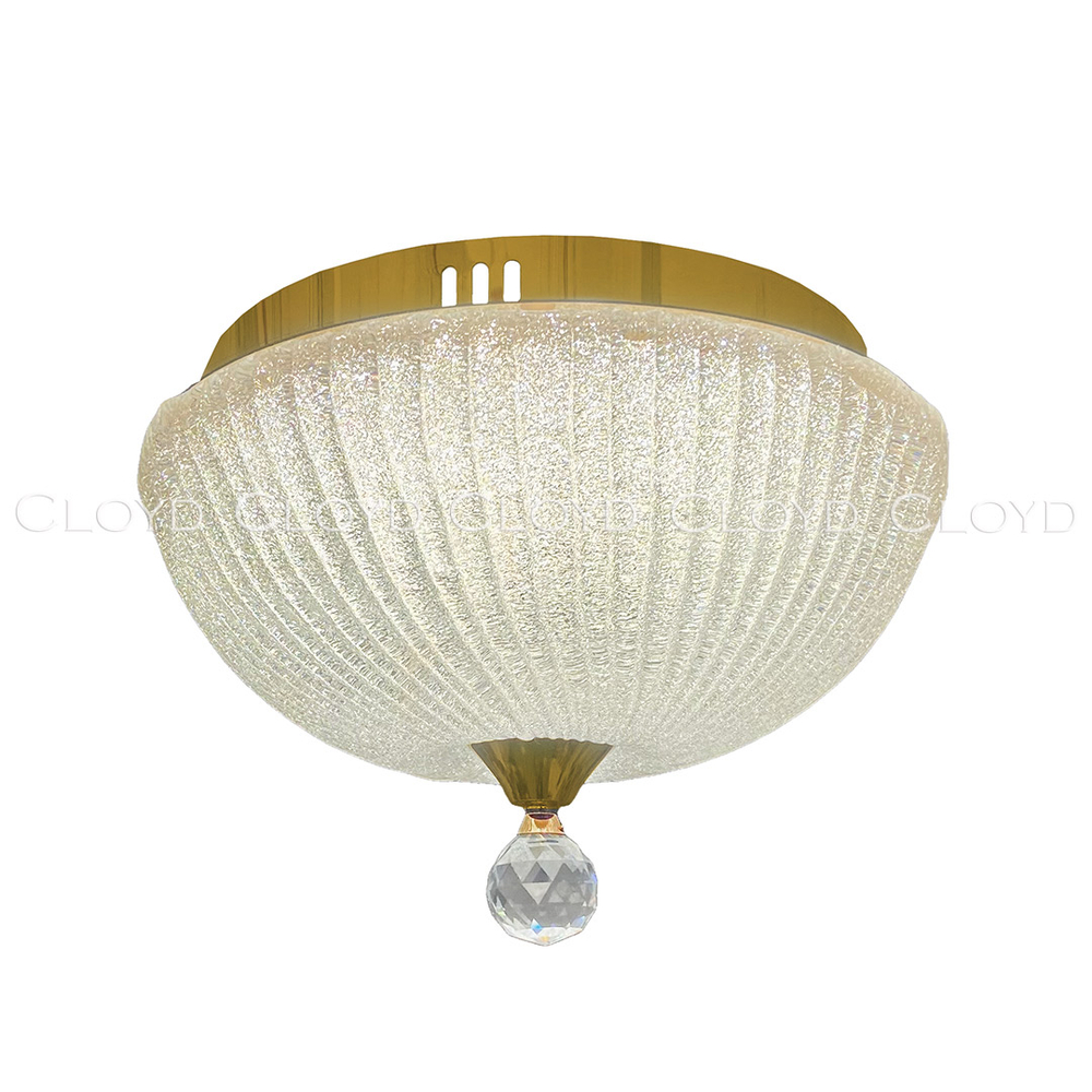 Потолочный светильник Cloyd THEATER FM1 / Ø30 см - золото (арт.11510)