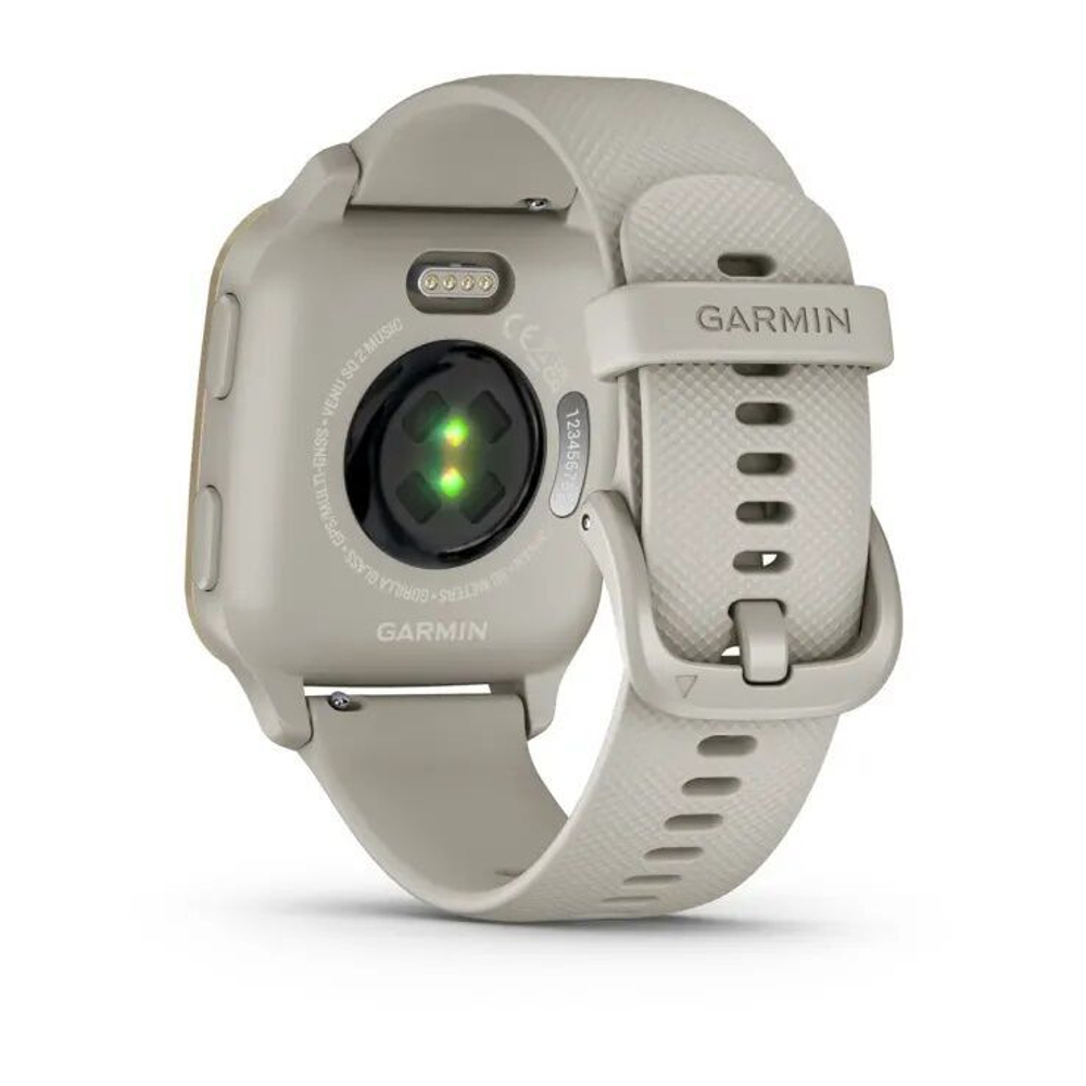 Умные часы Garmin Venu SQ 2 MUSIC Cream Gold French Grey