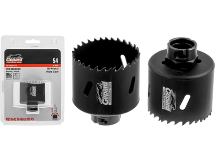 Коронка биметаллическая  d54 мм PROGRESSOR GEPARD