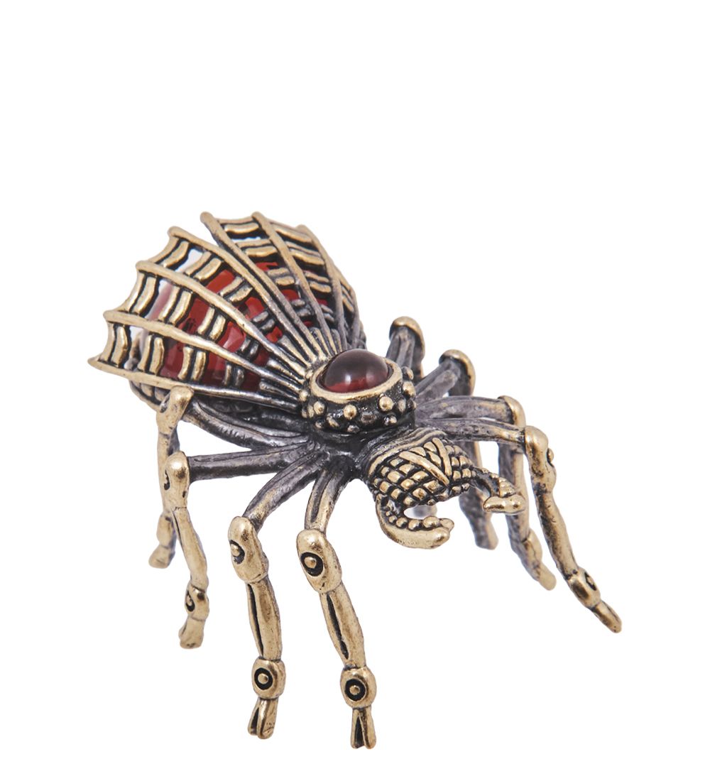 Народные промыслы AM-4205 Фигурка «Паук Невеста» (латунь, янтарь)
